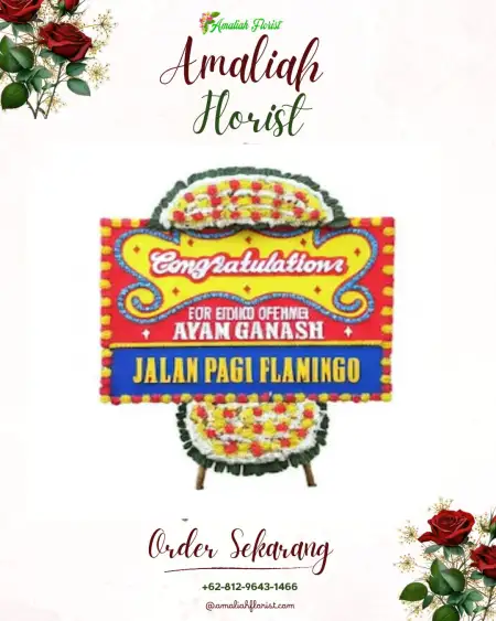 Sewa Papan Bunga Kepulauan Pongok